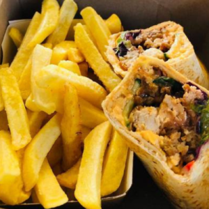 2 Wrap & Fries